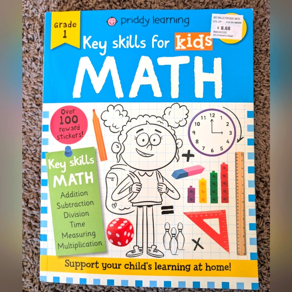 NWT 1st Grade Kids Math Book